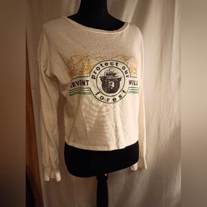 Grayson Threads Cream Forest Graphic Sweatshirt